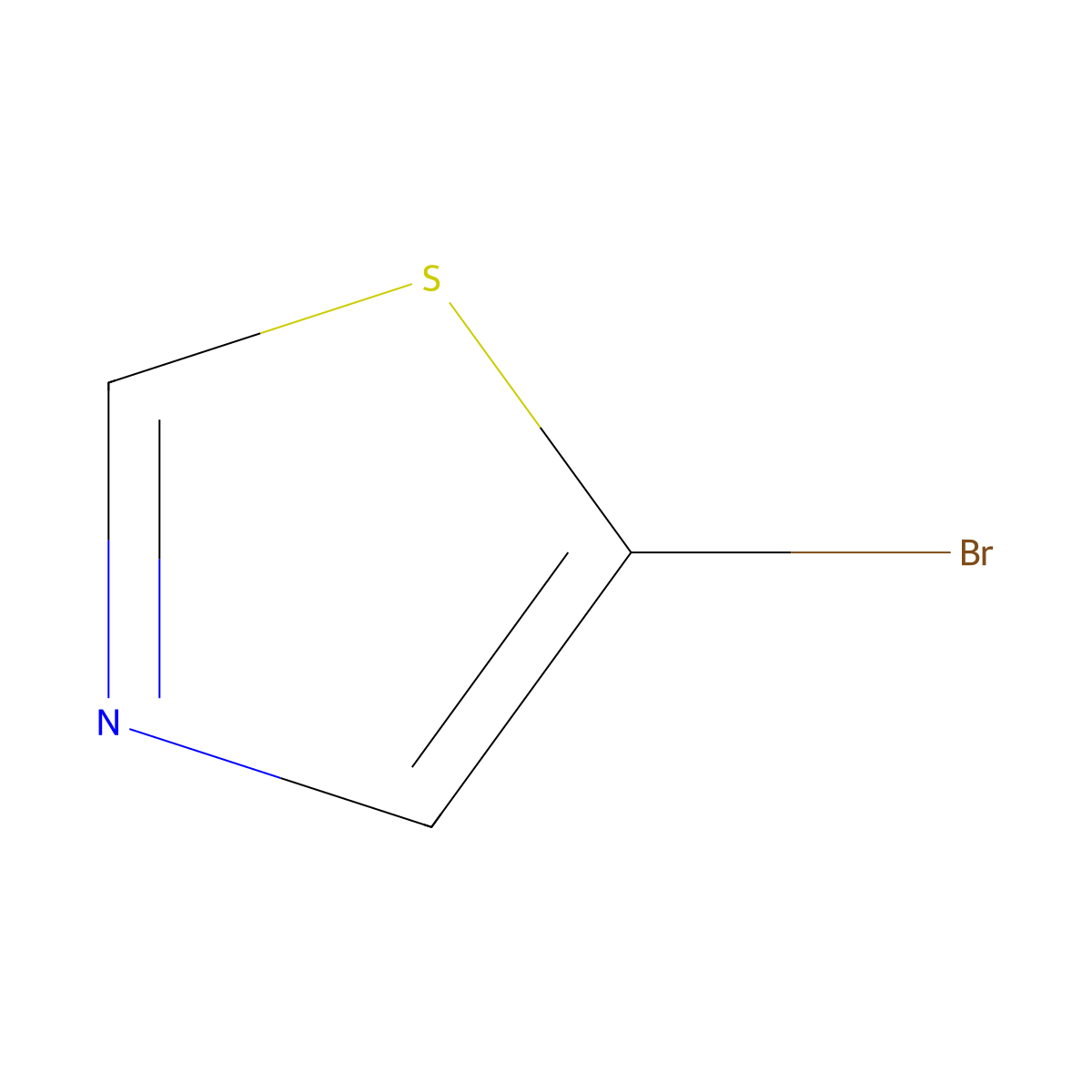 5-Bromothiazole molecular structure, CAS 3034-55-7