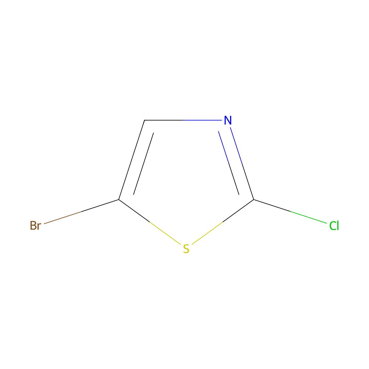 5-Bromo-2-chlorothiazole molecular structure, CAS 3034-56-8