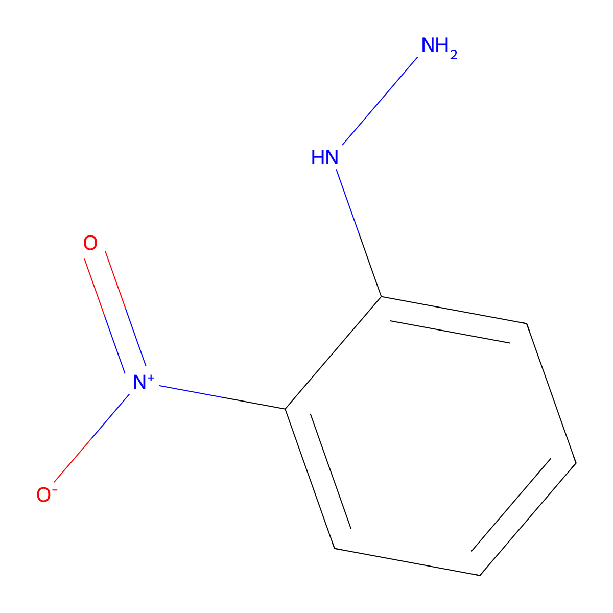 (2-Nitrophenyl)hydrazine molecular structure, CAS 3034-93-3