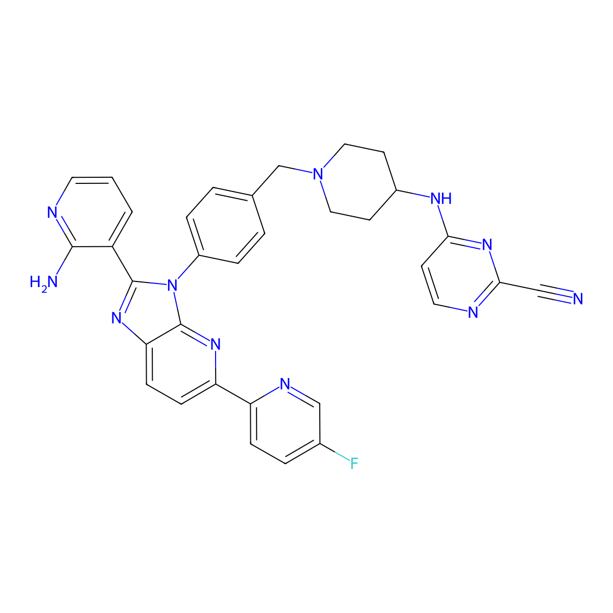 Tanerasertib molecular structure, CAS 3034255-93-8