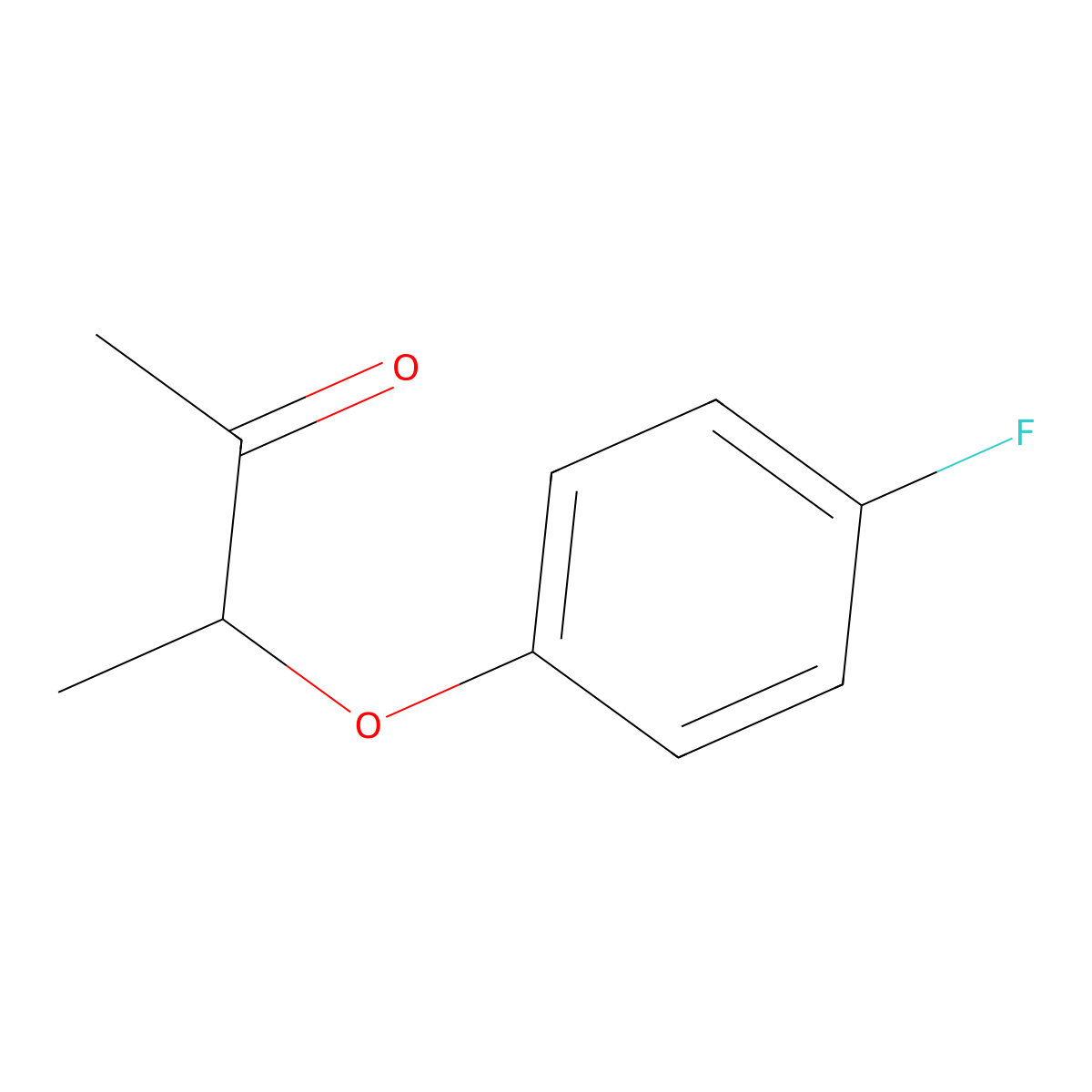 3-(4-Fluorophenoxy)-2-butanone molecular structure, CAS 30343-25-0