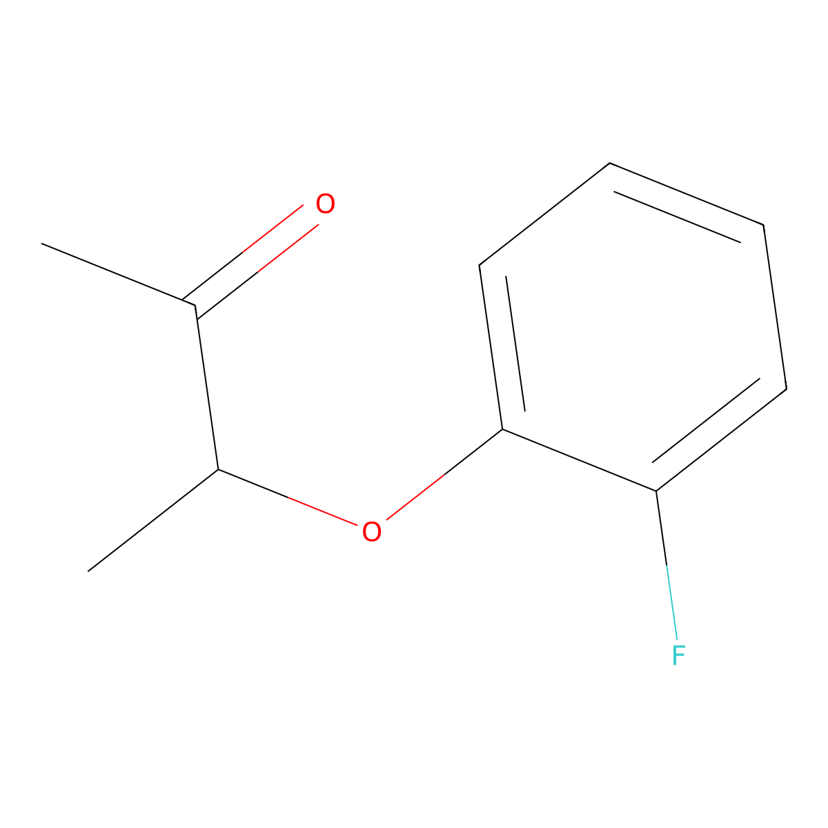 3-(2-Fluorophenoxy)-2-butanone molecular structure, CAS 30343-27-2