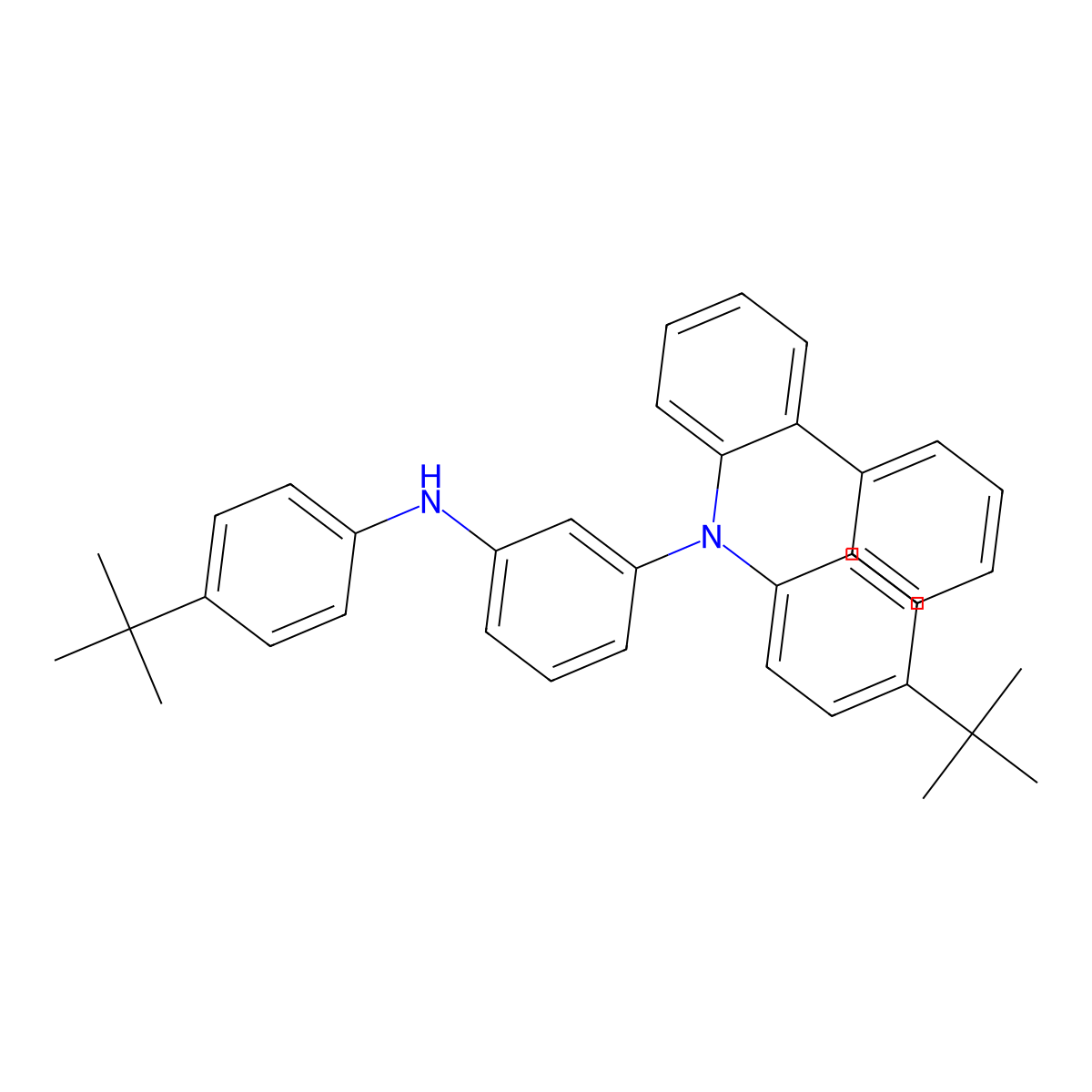 N1-([1,1'-Biphenyl]-2-yl)-N1,N3-bis(4-(tert-butyl)phenyl)benzene-1,3-diamine molecular structure, CAS 3034693-54-1