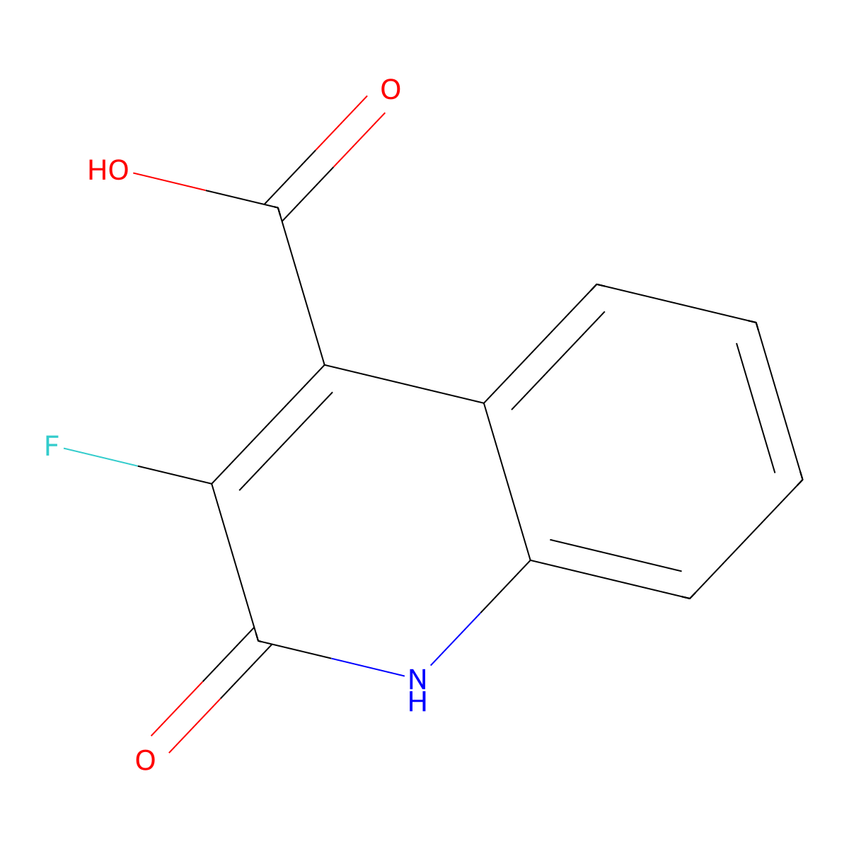 Carboxyl-fluoroquinolone molecular structure, CAS 3035282-75-5