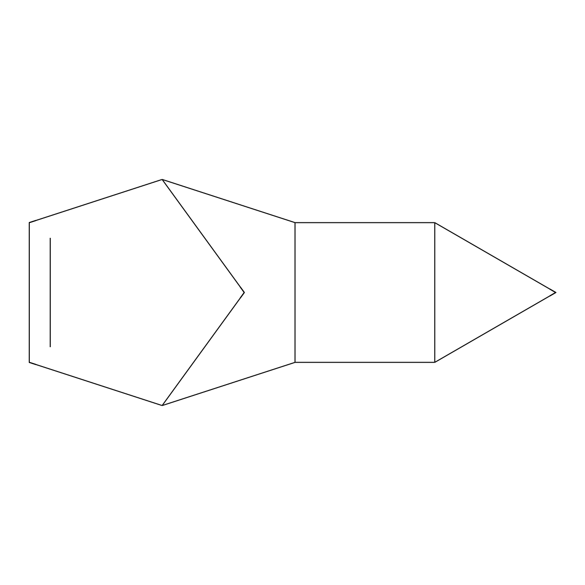 Tetracyclo(5.2.1.02,6.03,5)dec-8-ene molecular structure, CAS 30358-36-2