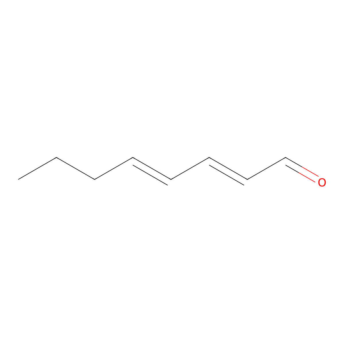 2,4-Octadienal, (2E,4E)- molecular structure, CAS 30361-28-5