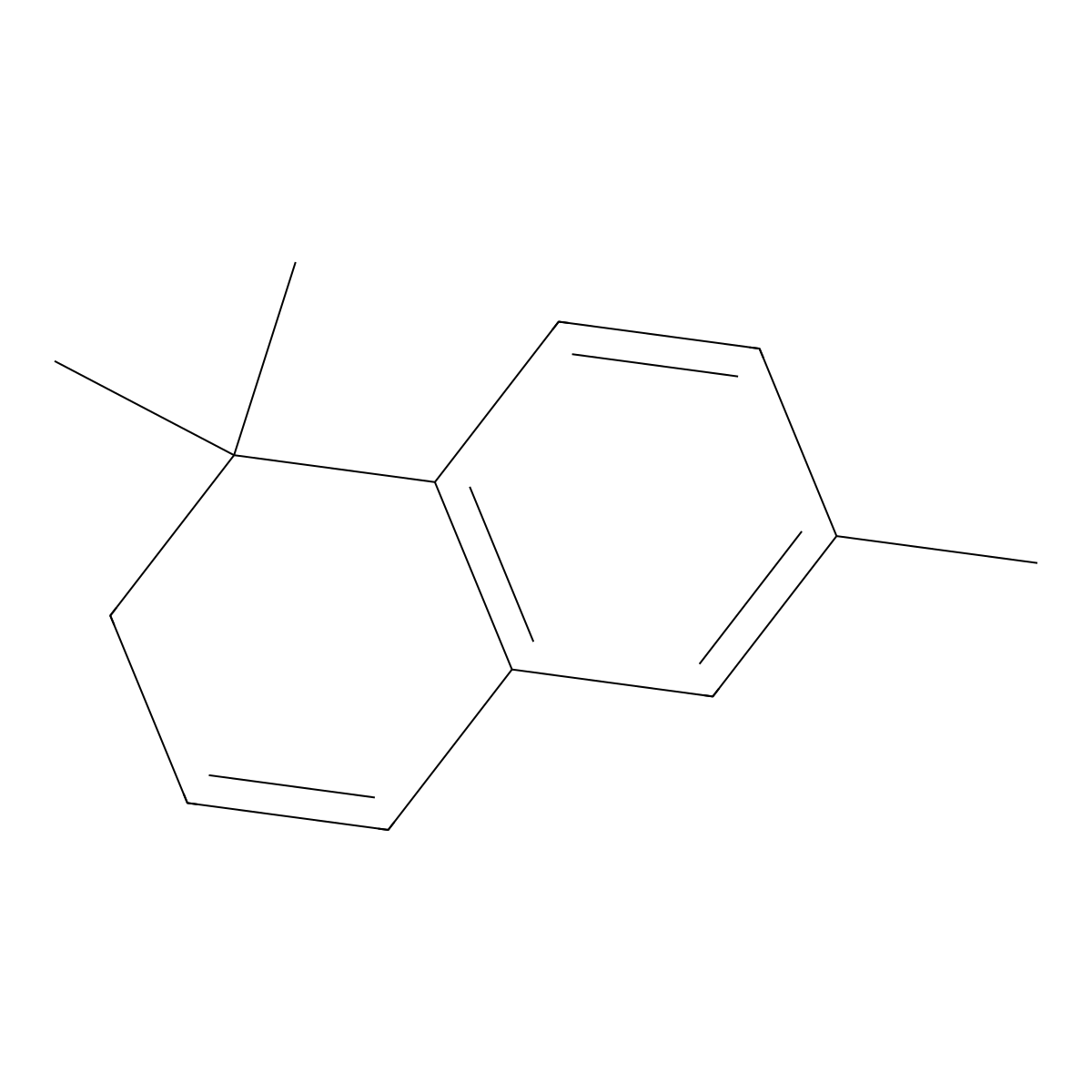 1,1,6-Trimethyl-1,2-dihydronaphthalene molecular structure, CAS 30364-38-6