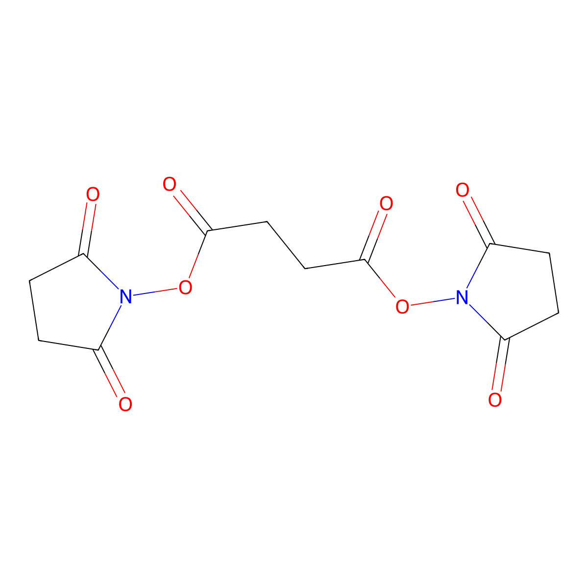 Disuccinimidyl succinate molecular structure, CAS 30364-60-4