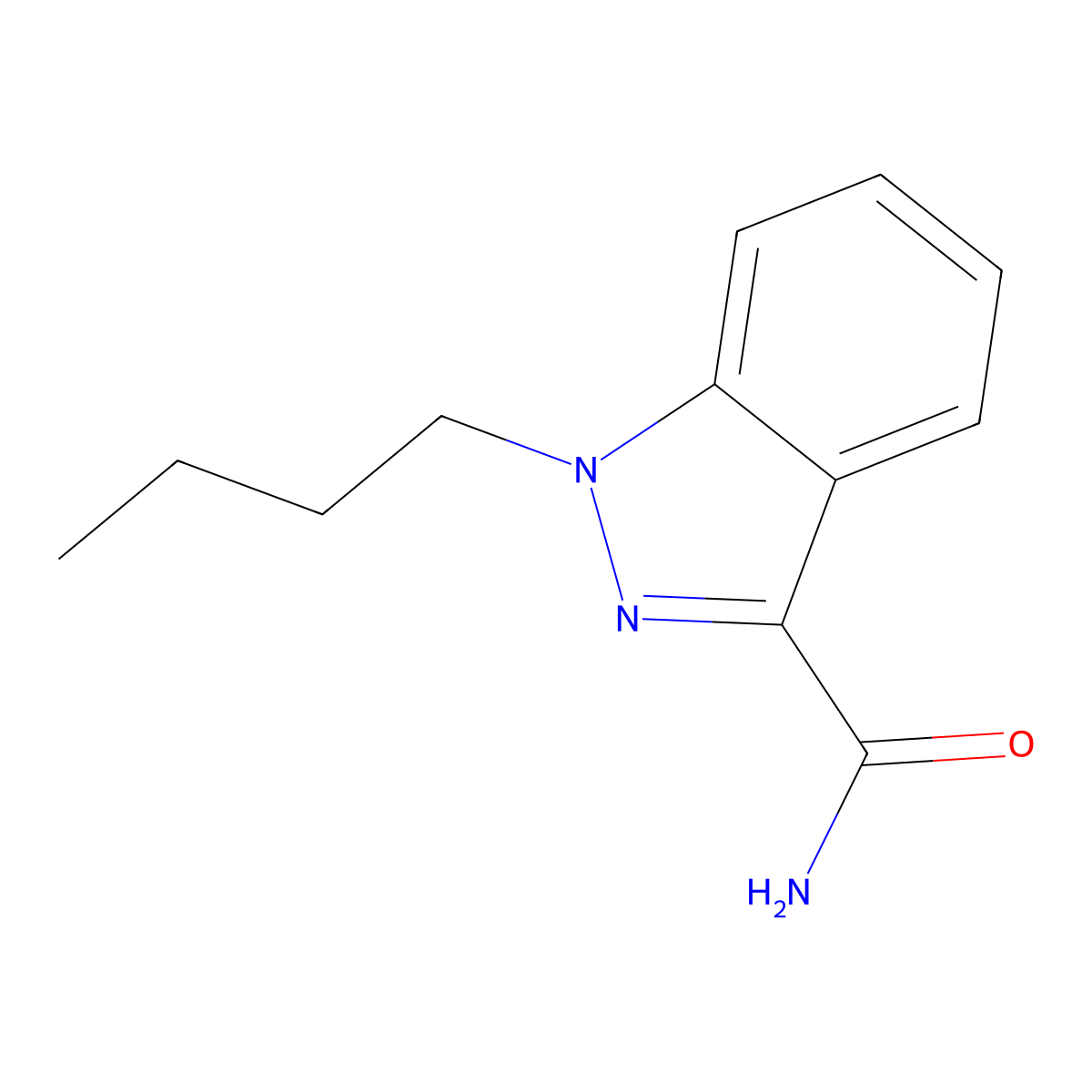 Butinaca molecular structure, CAS 3036872-65-5