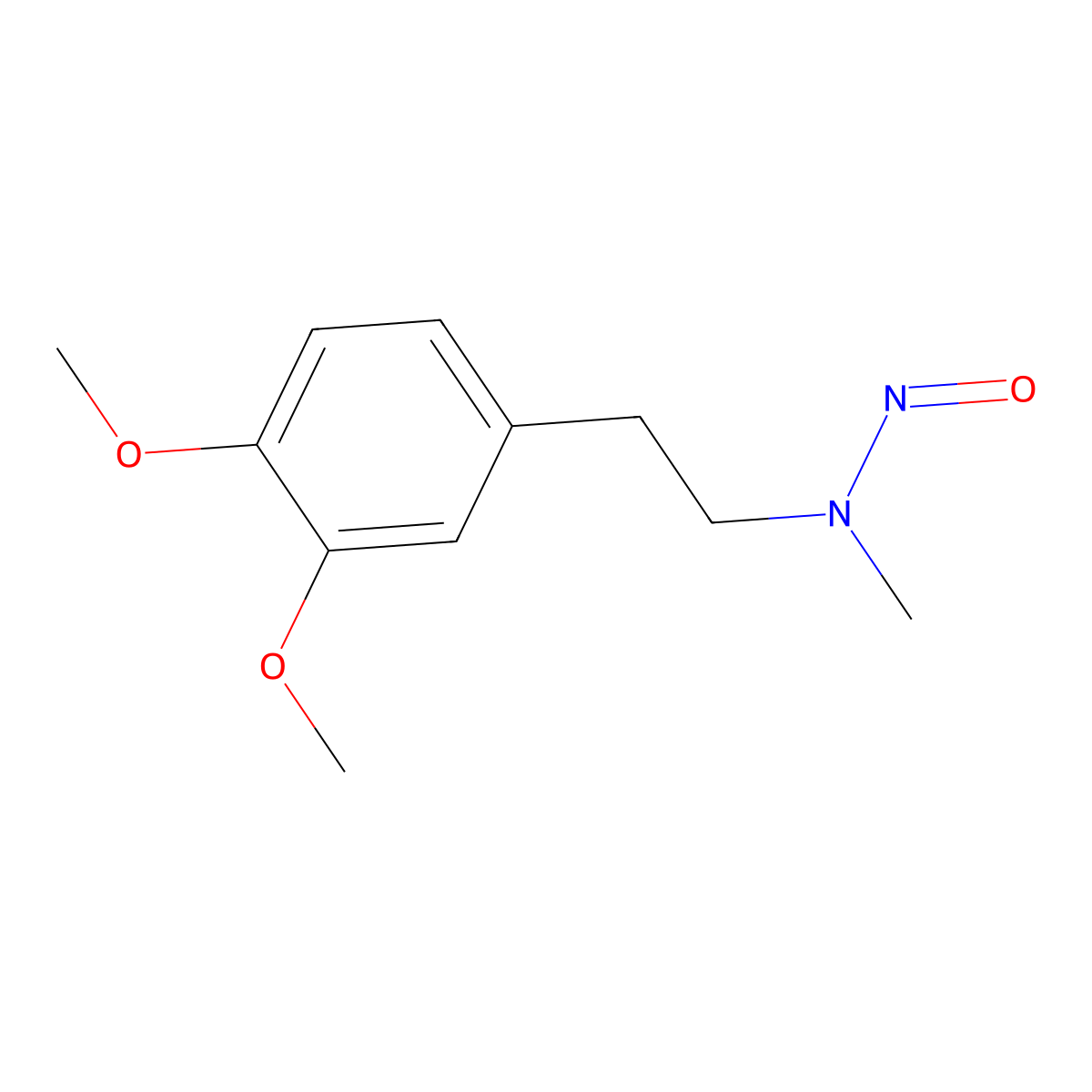 [2-(3,4-Dimethoxyphenyl)ethyl](methyl)nitrosoamine molecular structure, CAS 3036886-78-6