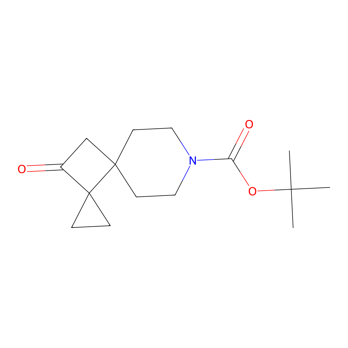 Tert-butyl 11-oxo-7-azadispiro[2.0.5^{4}.2^{3}]undecane-7-carboxylate molecular structure, CAS 3036898-72-0