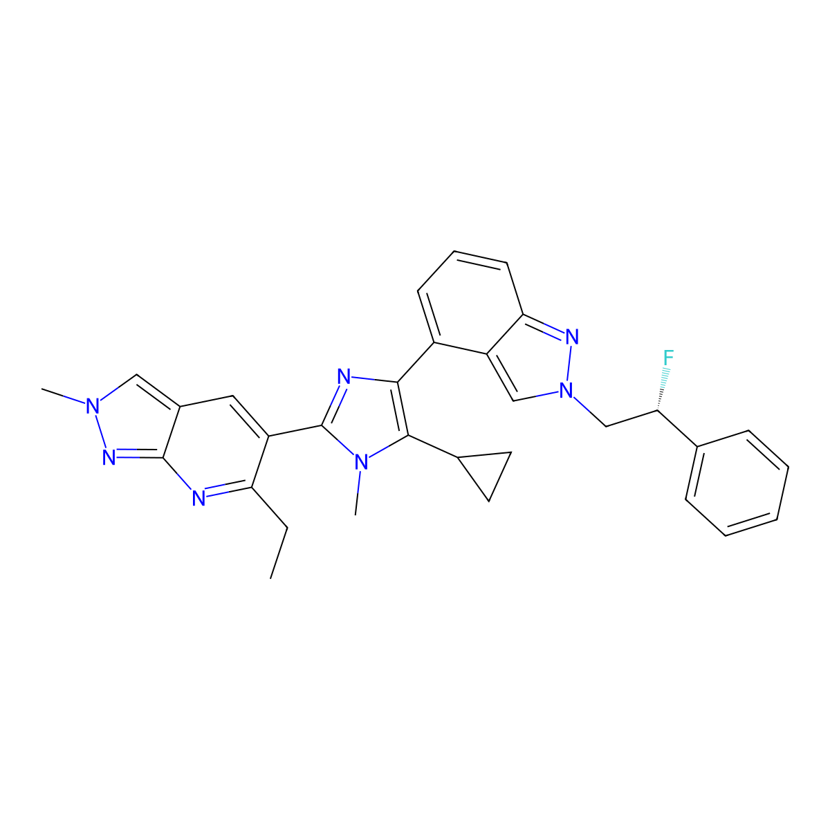 STING antagonist 1 molecular structure, CAS 3036981-21-9