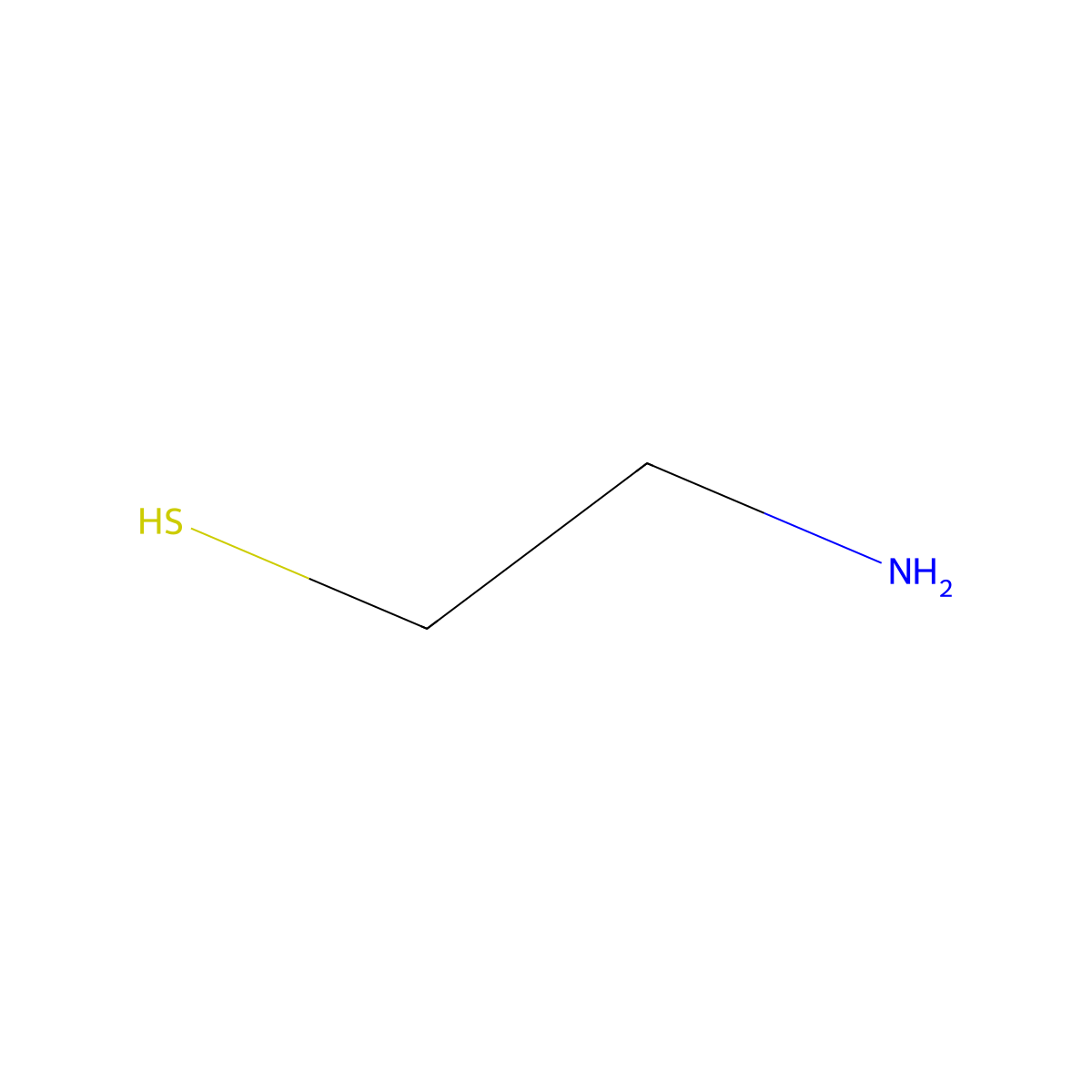 Cysteamine molecular structure, CAS 3037-04-5