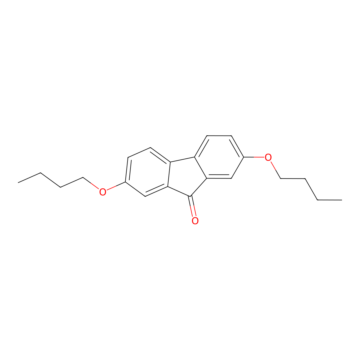 2,7-Dibutoxy-9H-fluoren-9-one molecular structure, CAS 303735-82-2