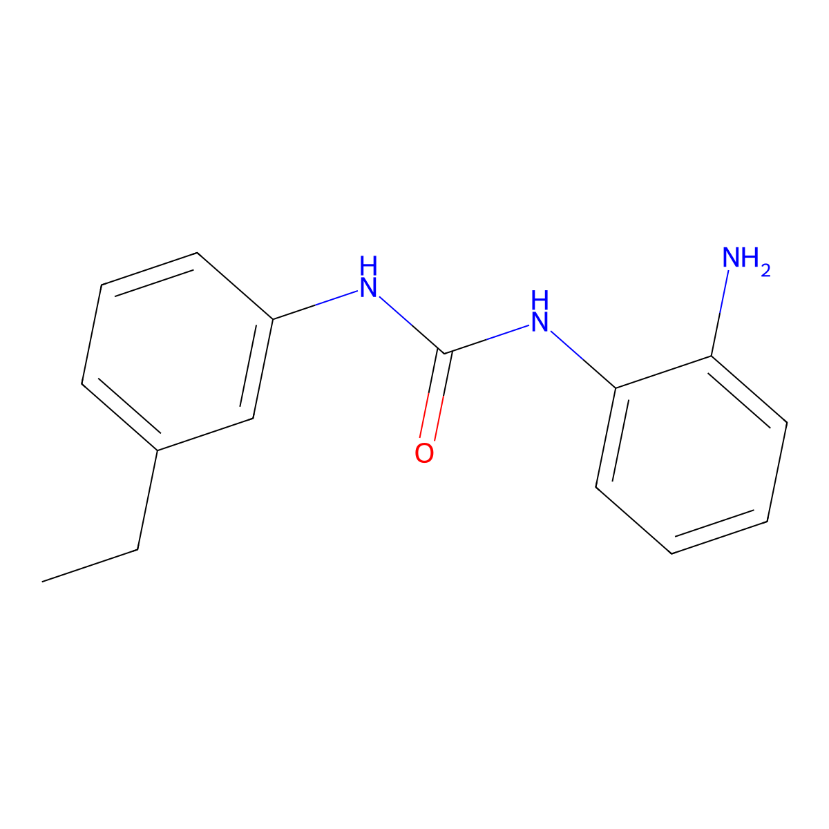 1-(2-Aminophenyl)-3-(3-ethylphenyl)urea molecular structure, CAS 3037682-29-1