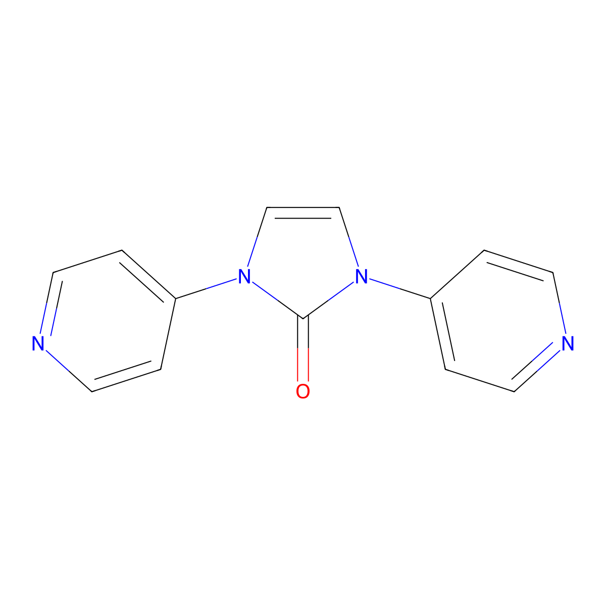 1,3-di(pyridin-4-yl)-1H-imidazol-2(3H)-one molecular structure, CAS 3037704-17-6