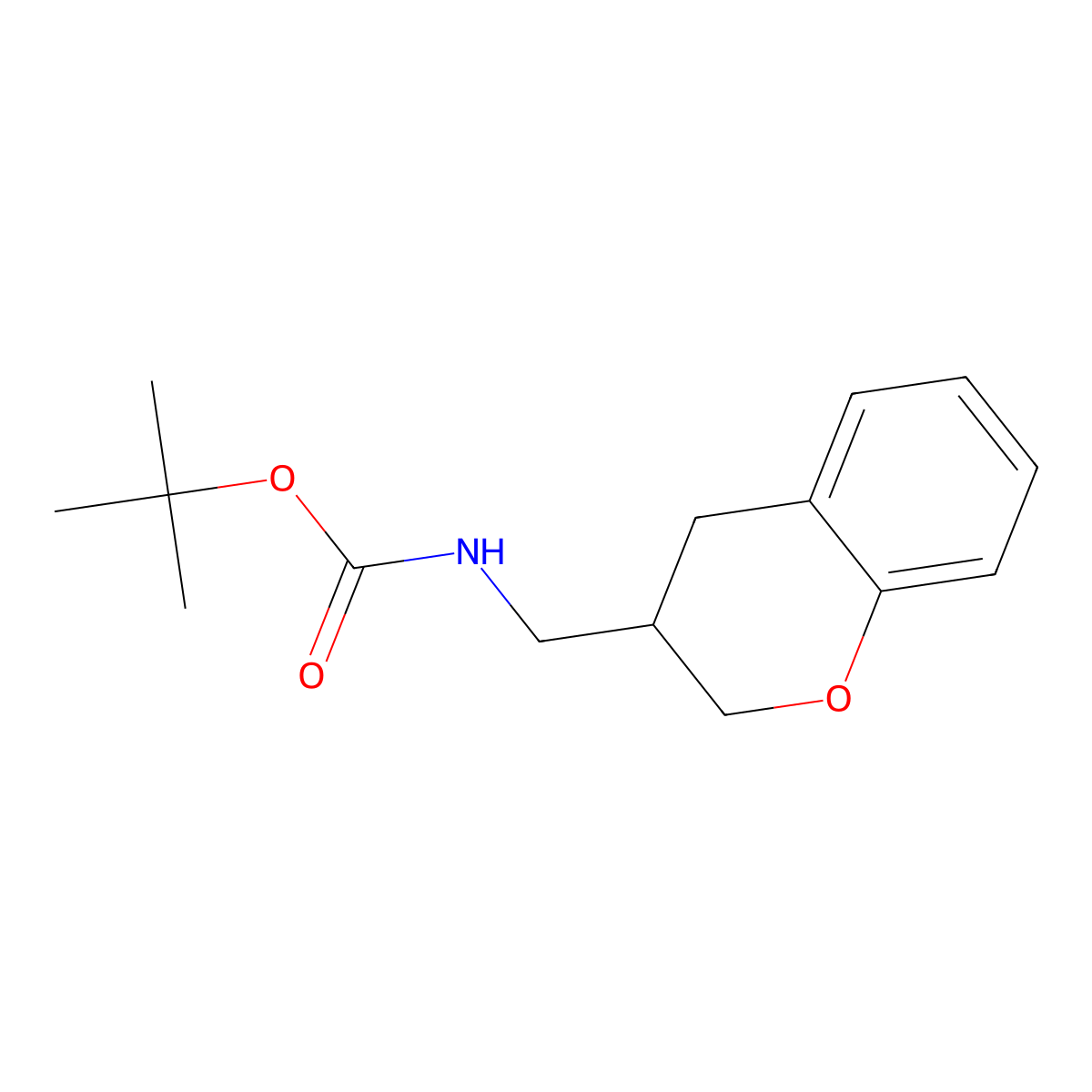 Tert-butyl (chroman-3-ylmethyl)carbamate molecular structure, CAS 3037705-22-6