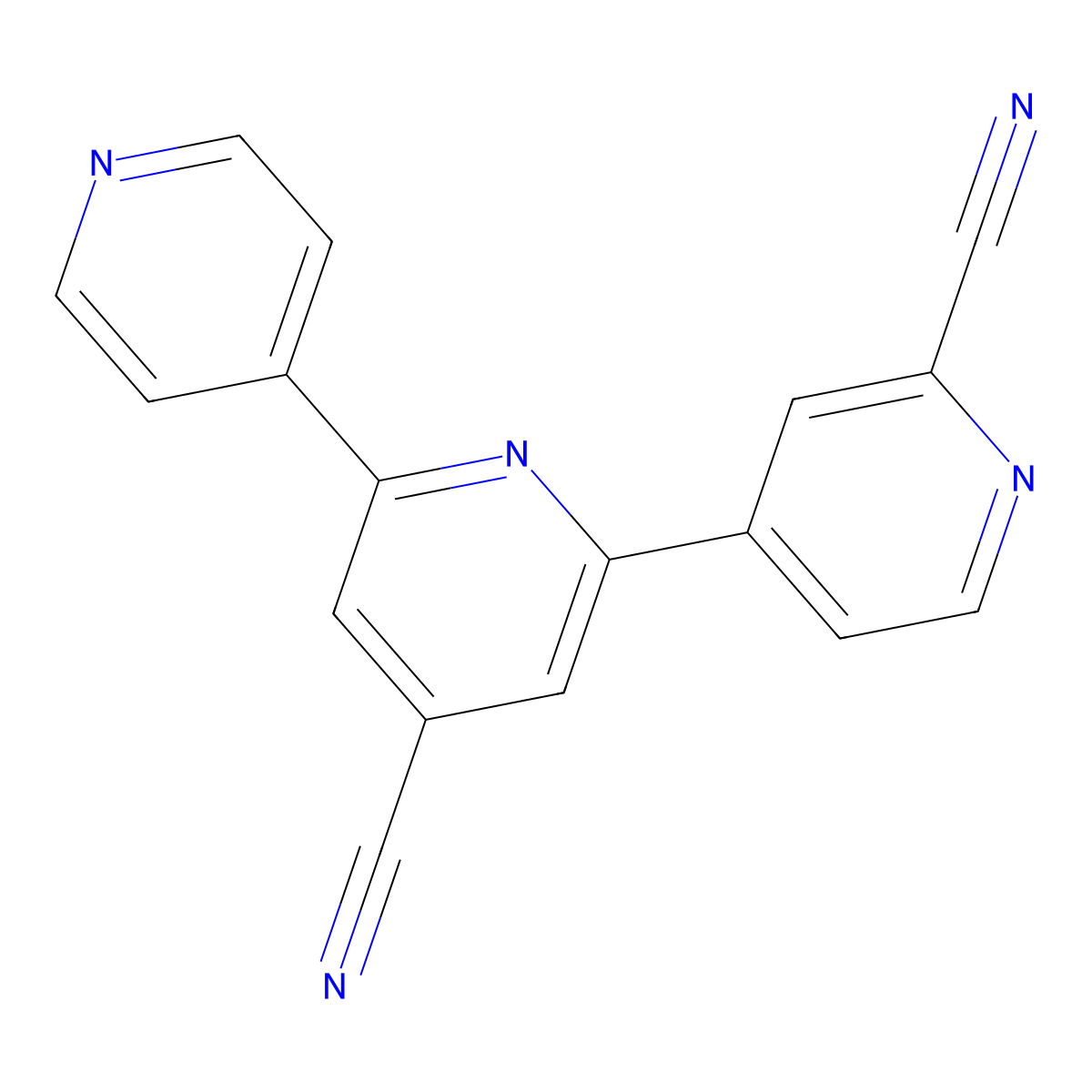 [4,2':6',4''-Terpyridine]-2,4'-dicarbonitrile molecular structure, CAS 3037705-48-6
