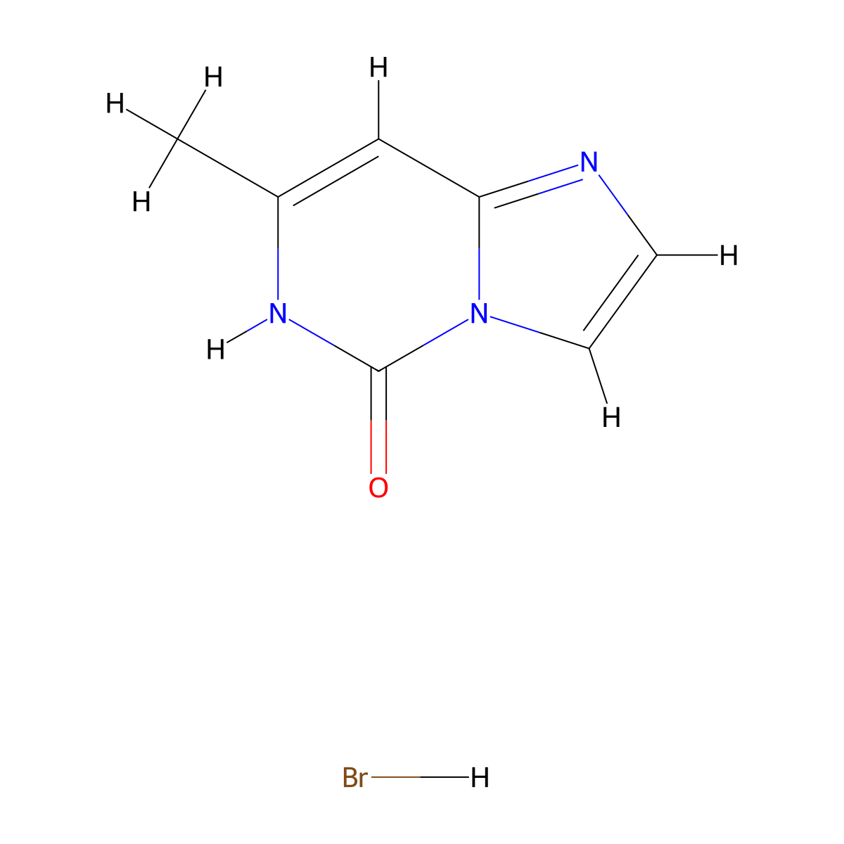 7-Methylimidazo[1,2-c]pyrimidin-5-ol hydrobromide molecular structure, CAS 3037705-67-9