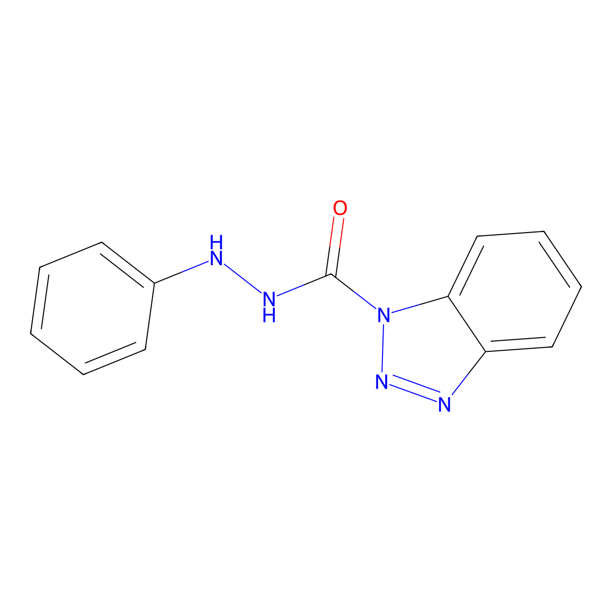 N'-phenylbenzotriazole-1-carbohydrazide molecular structure, CAS 303776-22-9