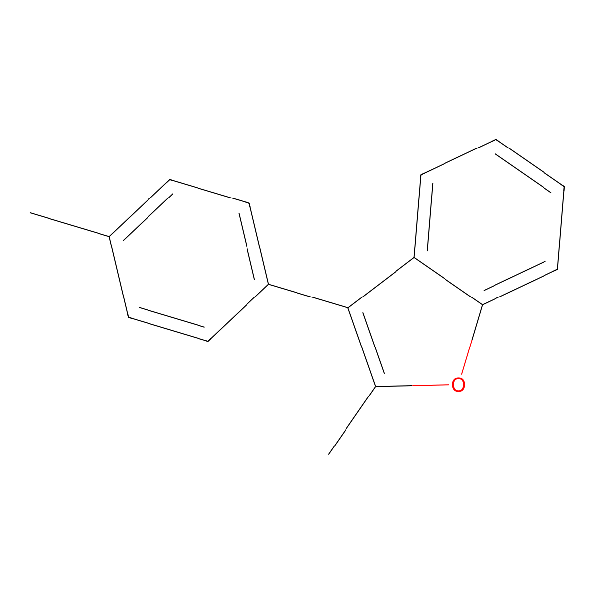 2-Methyl-3-(p-tolyl)benzofuran molecular structure, CAS 303777-53-9