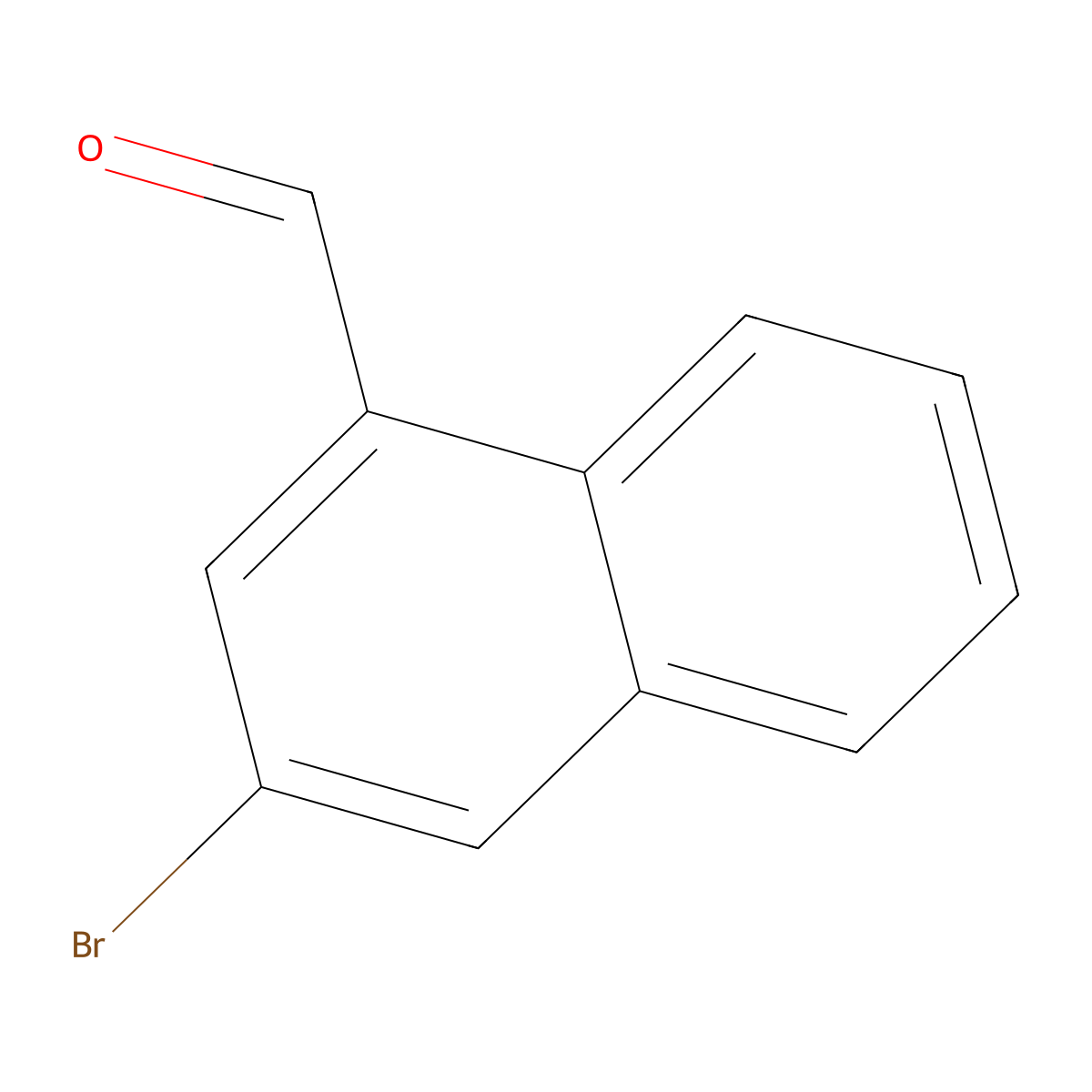 3-Bromonaphthalene-1-carbaldehyde molecular structure, CAS 303779-66-0