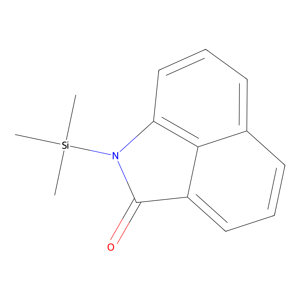1-(trimethylsilyl)benzo[cd]indol-2(1H)-one molecular structure, CAS 303794-27-6
