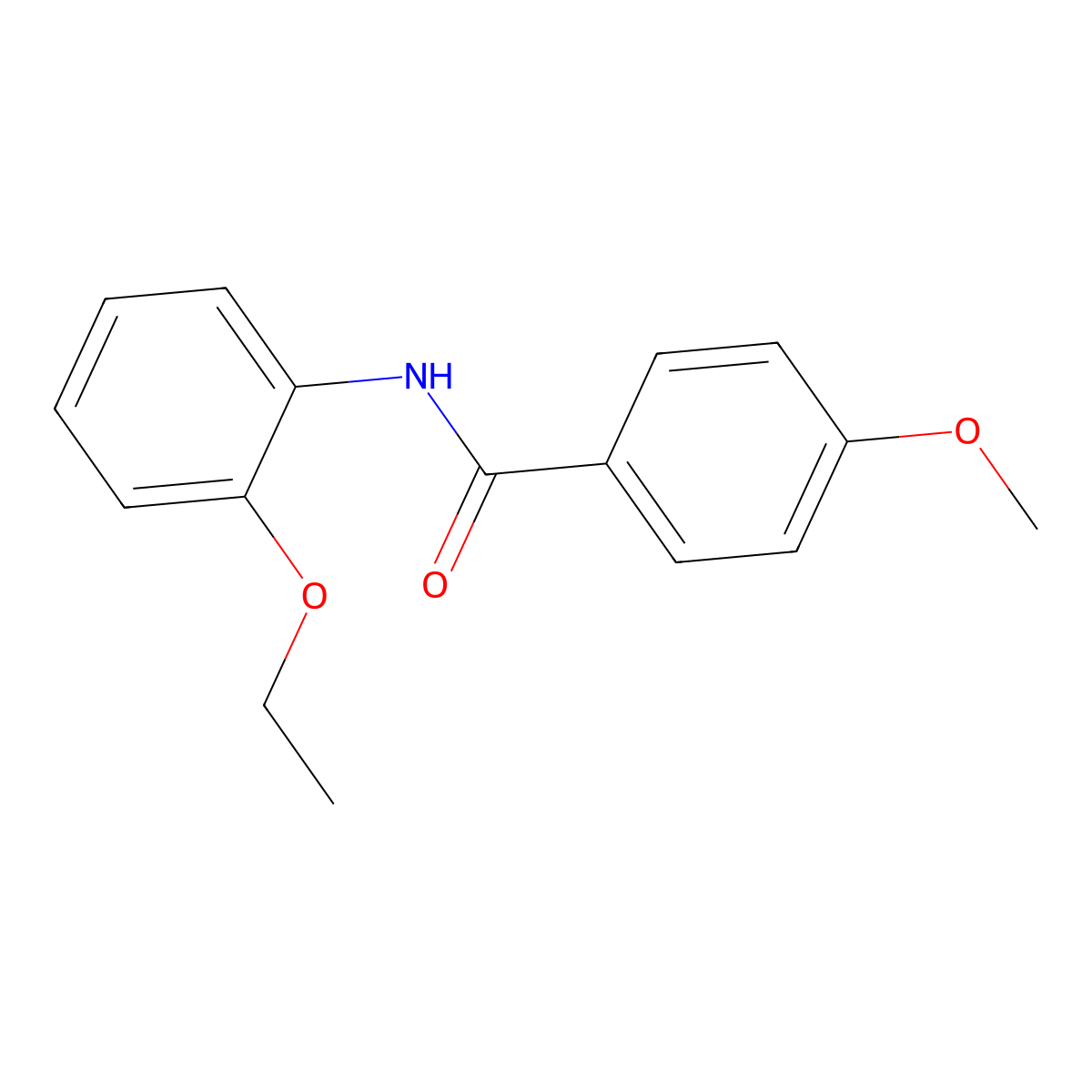 N-(2-ethoxyphenyl)-4-methoxybenzamide molecular structure, CAS 303795-58-6
