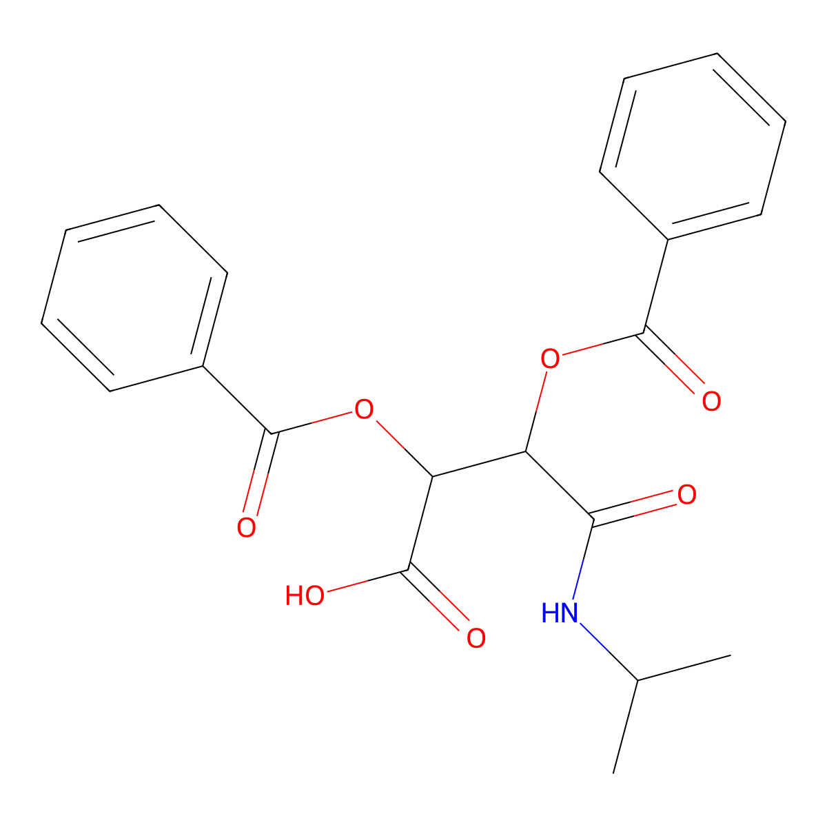 3-[N-(methylethyl)carbamoyl]-2,3-diphenylcarbonyloxypropanoic acid molecular structure, CAS 303795-94-0