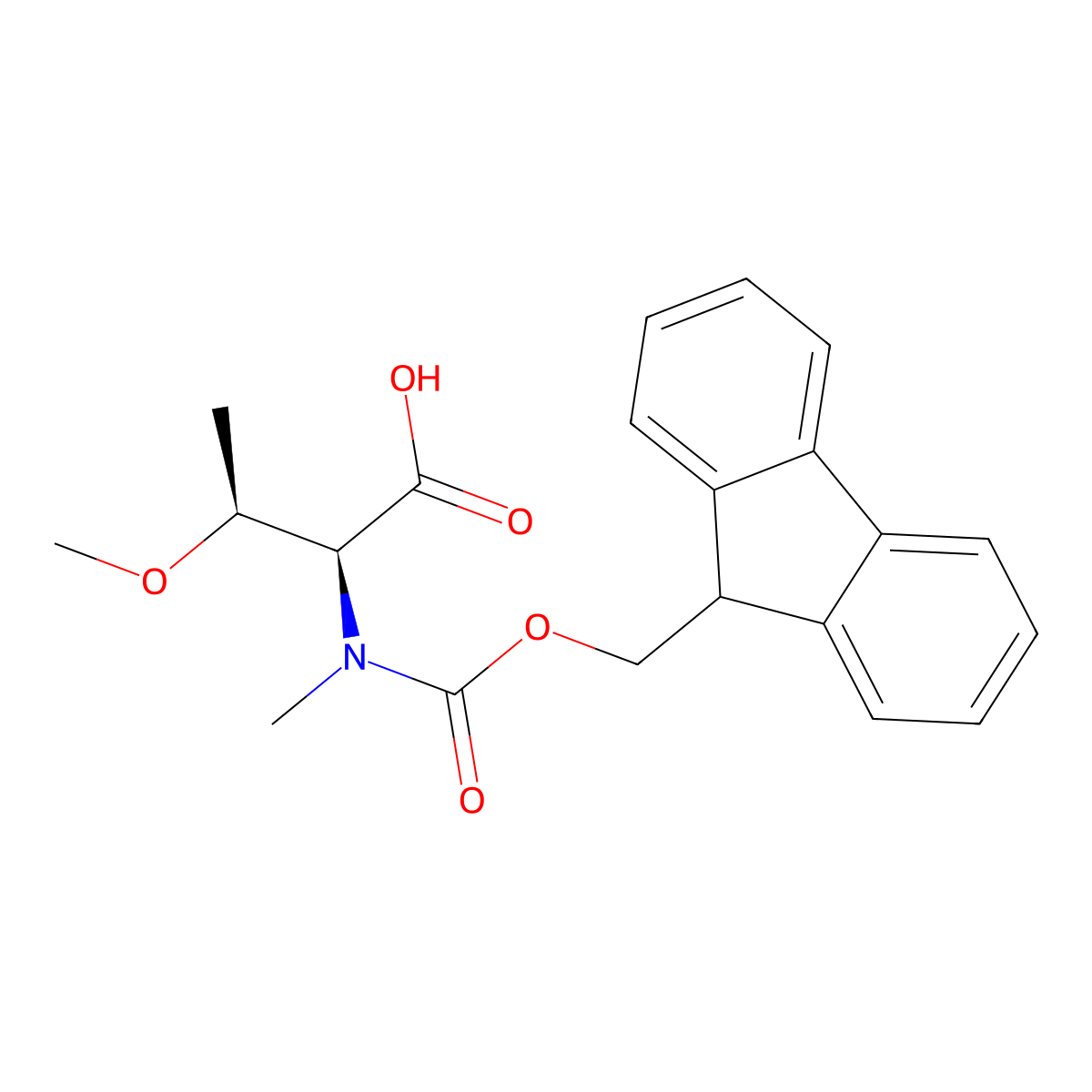 N-Fmoc-N-Methyl-(2S,3S)-2-amino-3-methoxybutyric Acid molecular structure, CAS 3038191-73-7