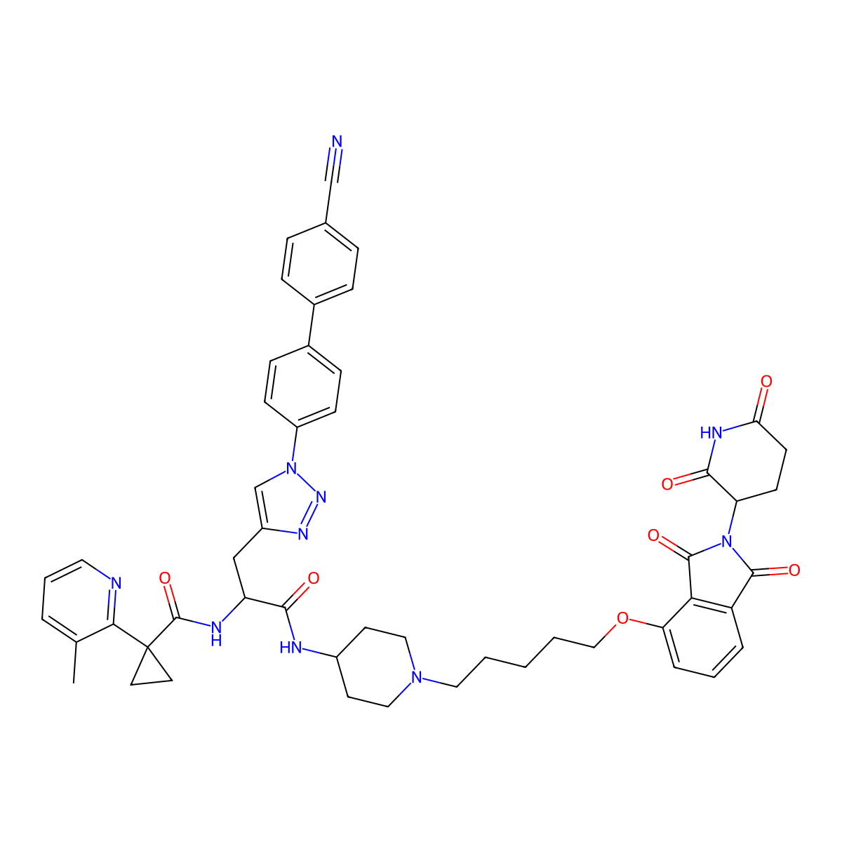 PROTAC PIN1 degrader-1 molecular structure, CAS 3038591-59-9