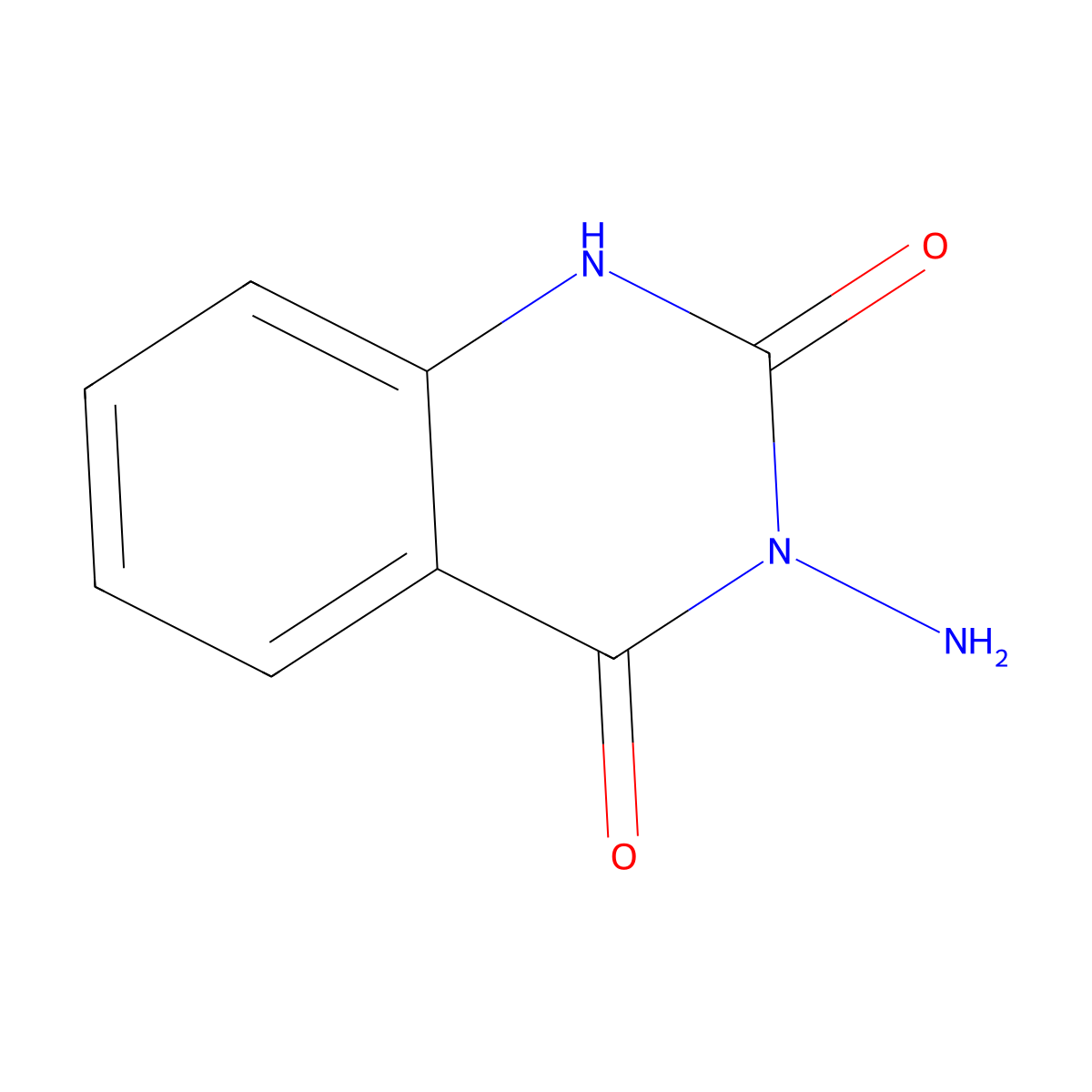 3-Amino-1H-quinazoline-2,4-dione molecular structure, CAS 30386-01-7