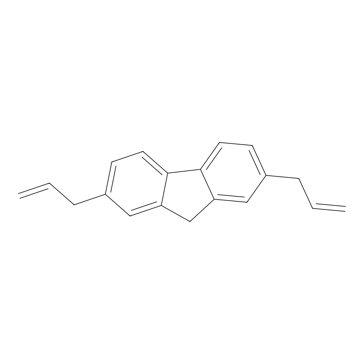 2,7-Diallyl-9H-fluorene molecular structure, CAS 3038695-84-7