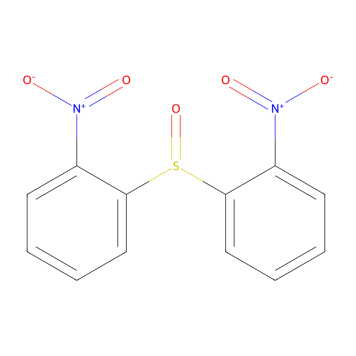 Hydroxy(2-((2-(hydroxy(oxido)amino)phenyl)sulfinyl)phenyl)azane oxide molecular structure, CAS 30388-70-6