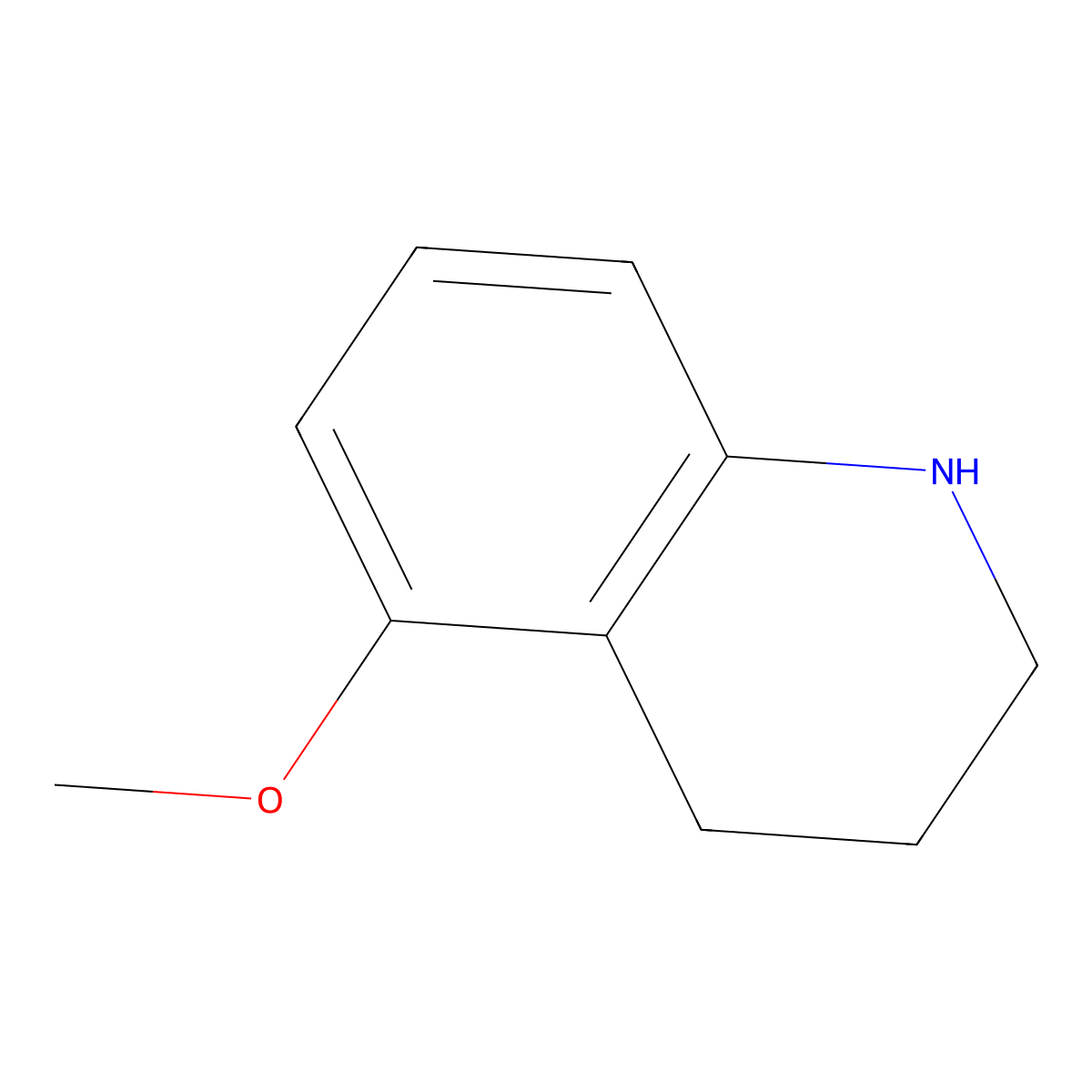 5-Methoxy-1,2,3,4-tetrahydroquinoline molecular structure, CAS 30389-37-8