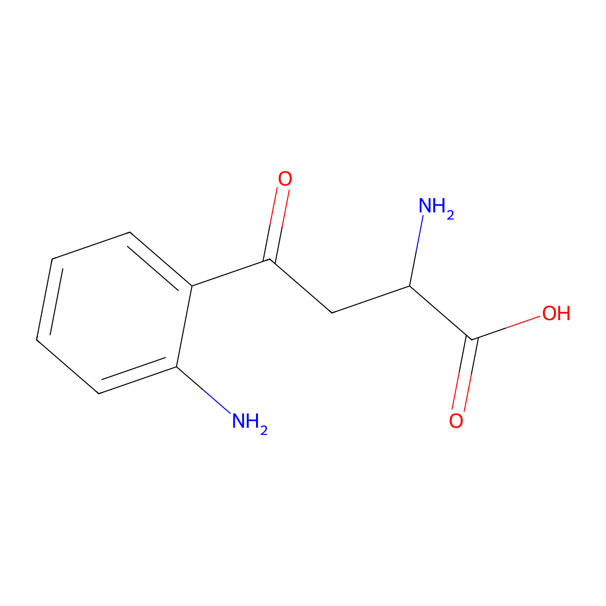 Alanine, 3-anthraniloyl-, DL- molecular structure, CAS 3039-10-9