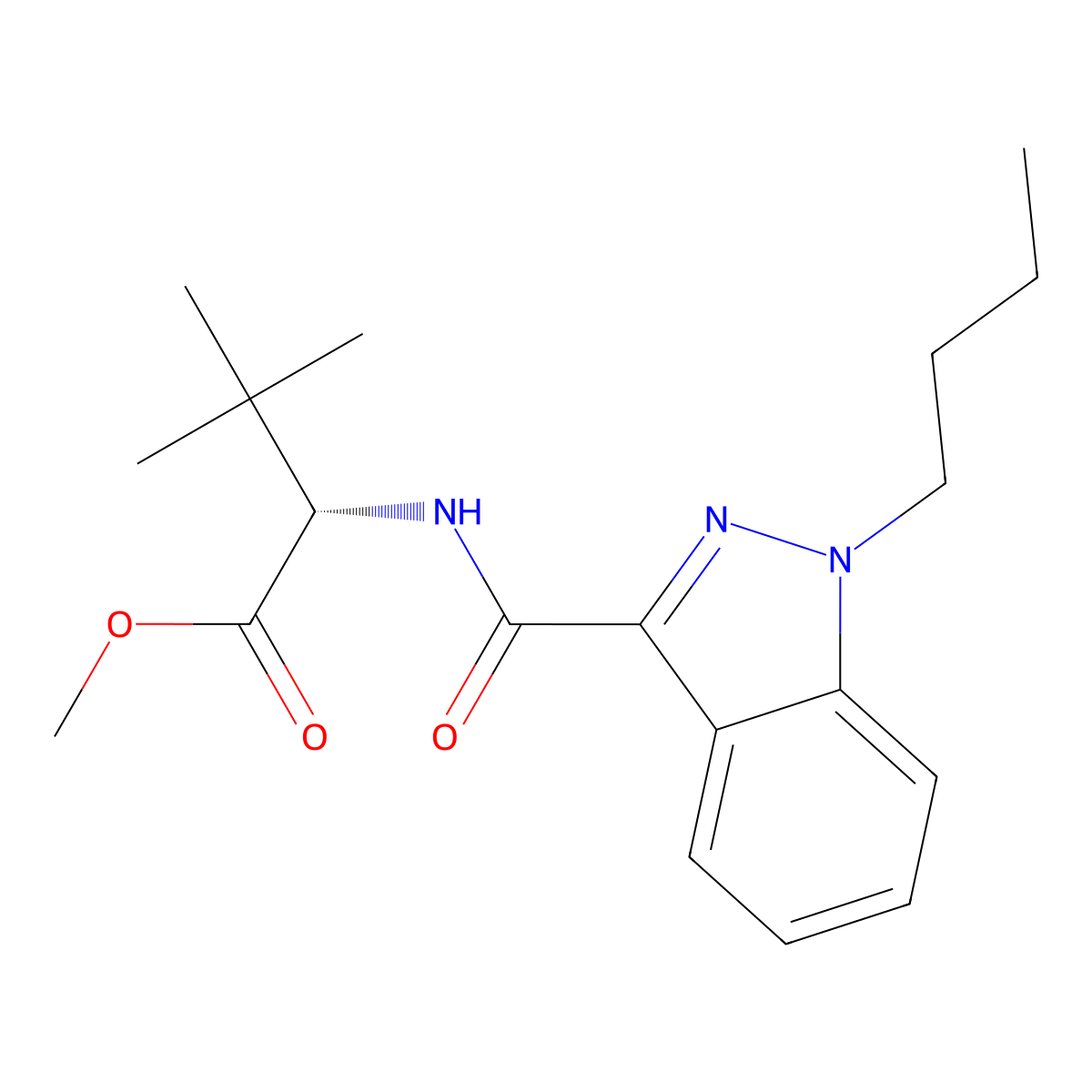 Mdmb-binaca molecular structure, CAS 3039541-81-3