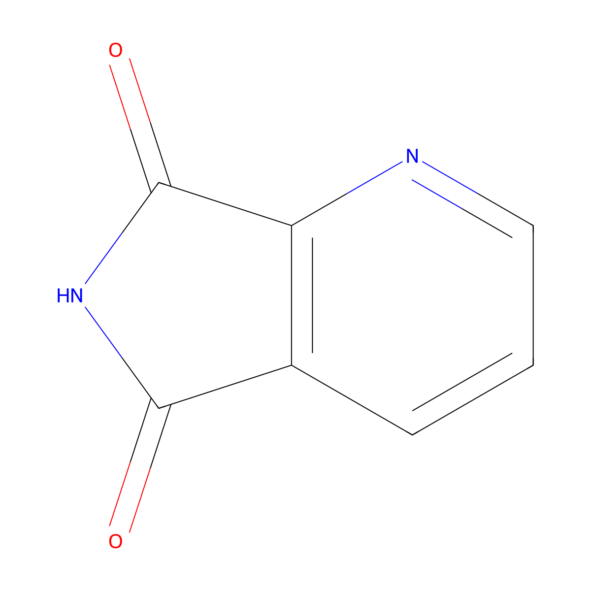 5H-Pyrrolo(3,4-b)pyridine-5,7(6H)-dione molecular structure, CAS 303983-78-0