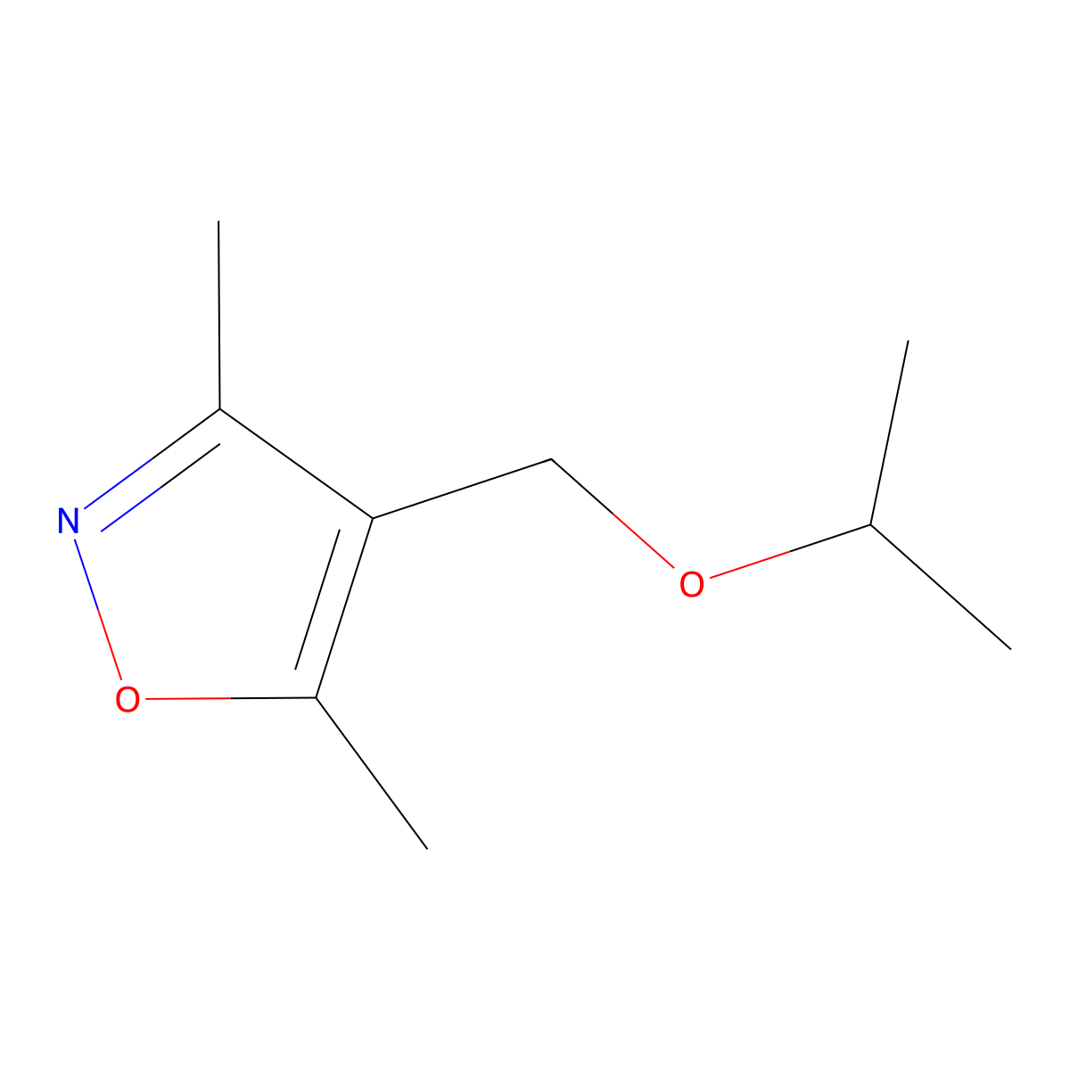 4-(Isopropoxymethyl)-3,5-dimethylisoxazole molecular structure, CAS 303985-54-8
