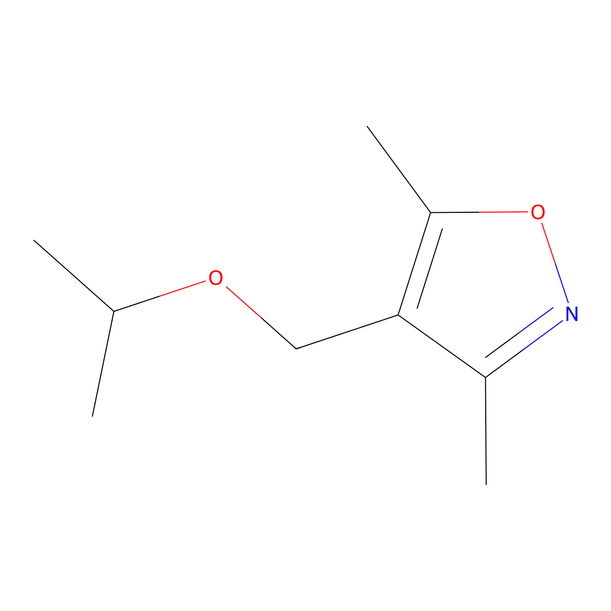 4-(Isopropoxymethyl)-3,5-dimethylisoxazole molecular structure, CAS 303985-54-8