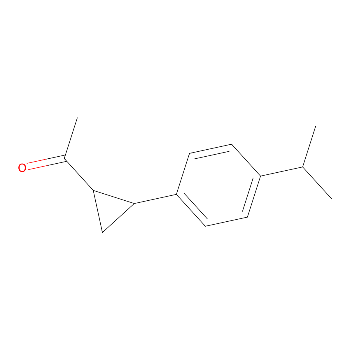 1-[2-(4-Propan-2-ylphenyl)cyclopropyl]ethanone molecular structure, CAS 303986-67-6