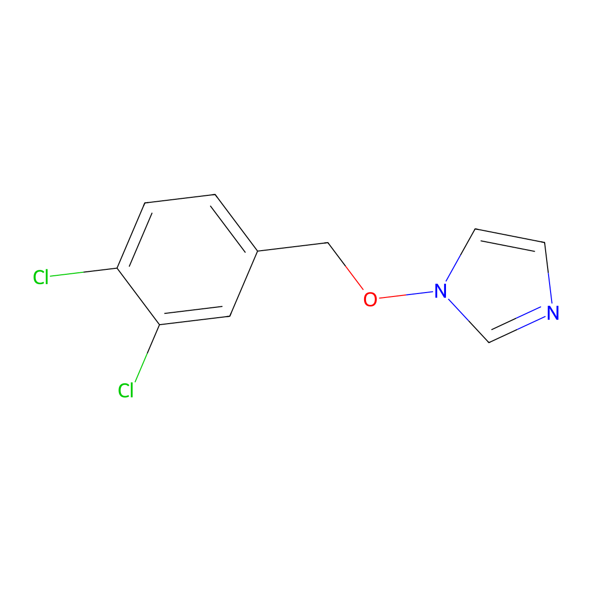 1-[(3,4-dichlorobenzyl)oxy]-1H-imidazole molecular structure, CAS 303988-44-5