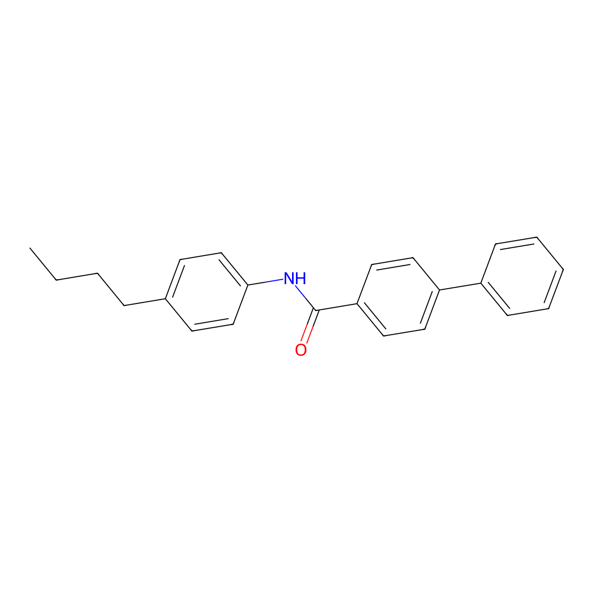 N-(4-butylphenyl)[1,1'-biphenyl]-4-carboxamide molecular structure, CAS 303990-60-5