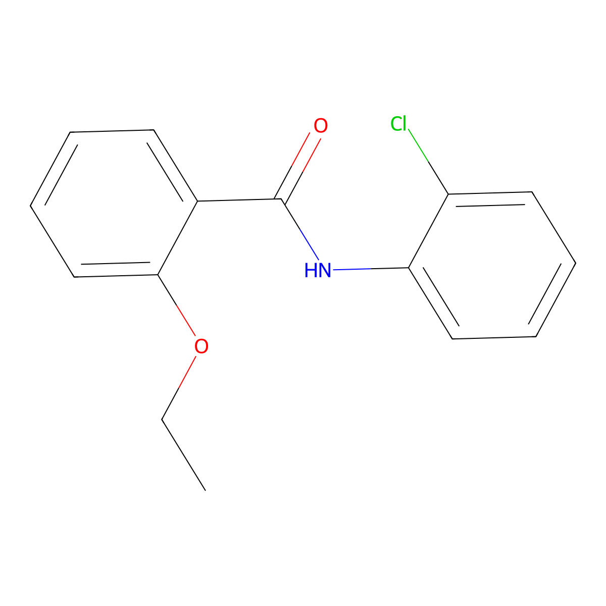 N-(2-chlorophenyl)-2-ethoxybenzamide molecular structure, CAS 303990-77-4