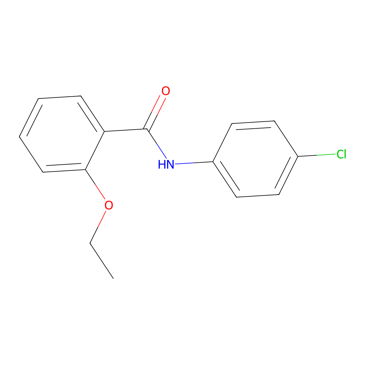 N-(4-chlorophenyl)-2-ethoxybenzamide molecular structure, CAS 303990-79-6