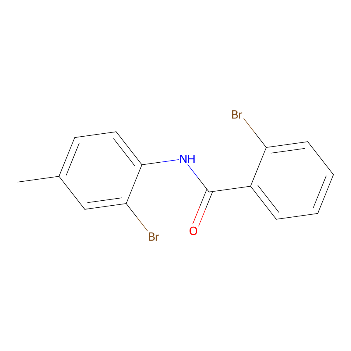 2-bromo-N-(2-bromo-4-methylphenyl)benzamide molecular structure, CAS 303991-43-7