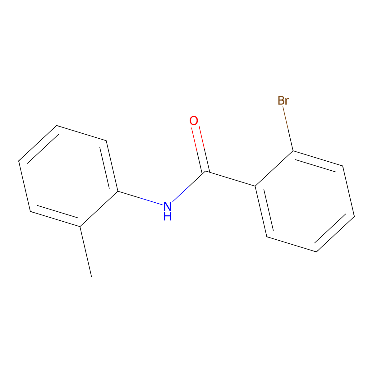 2-bromo-N-(2-methylphenyl)benzamide molecular structure, CAS 303991-47-1