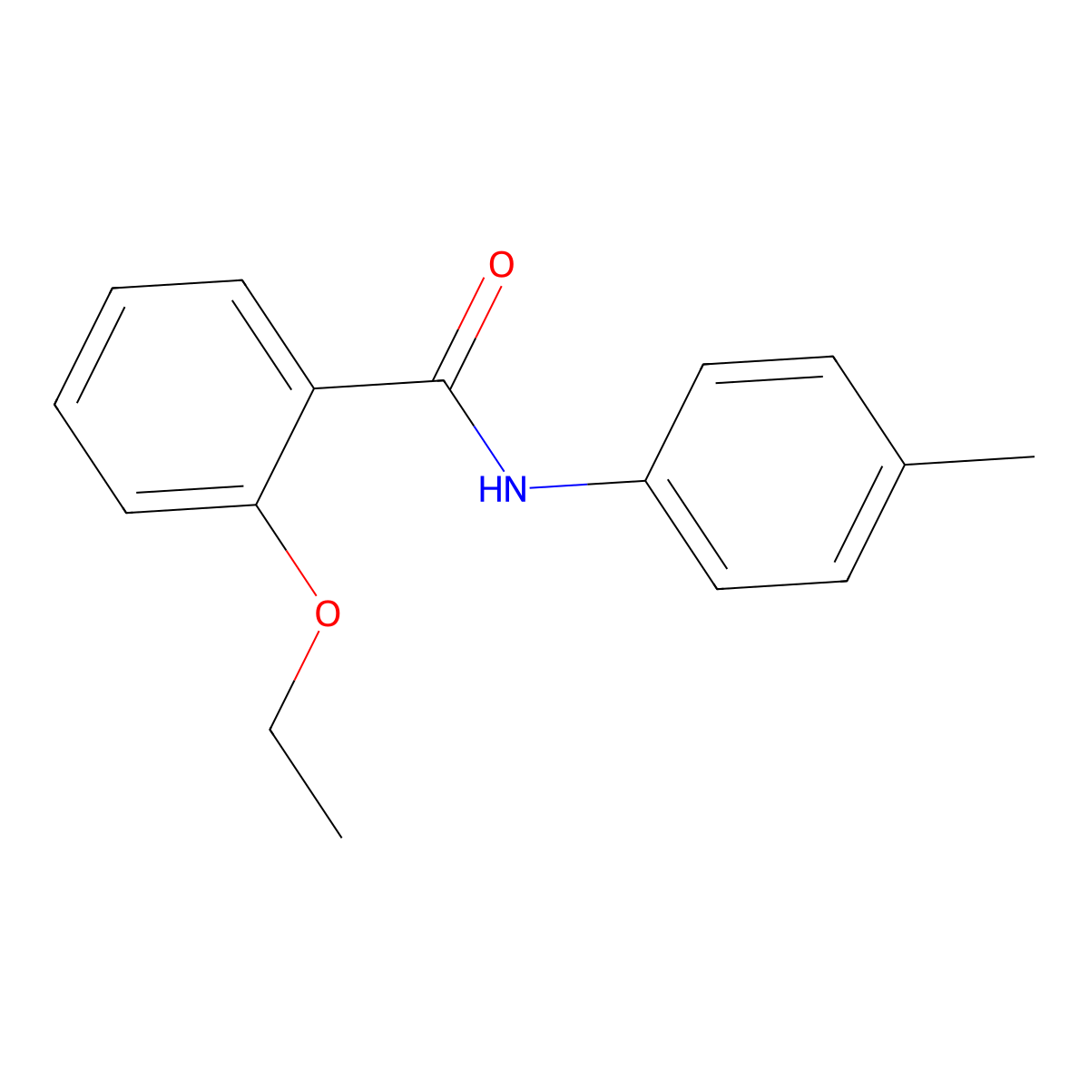2-ethoxy-N-(4-methylphenyl)benzamide molecular structure, CAS 303991-49-3