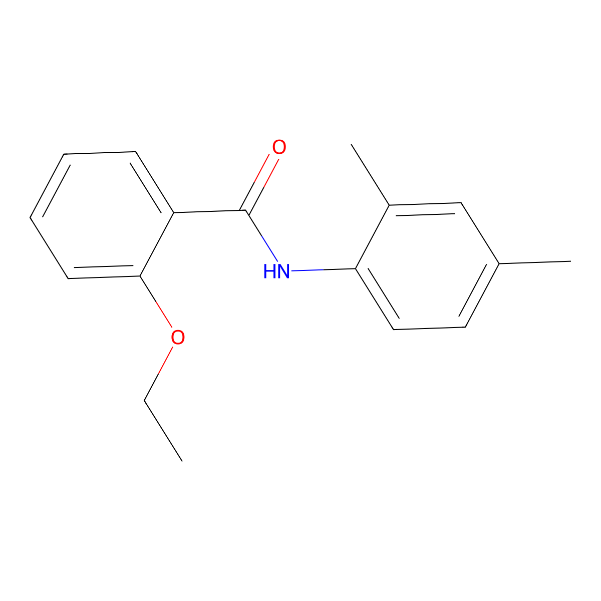 N-(2,4-dimethylphenyl)-2-ethoxybenzamide molecular structure, CAS 303991-50-6