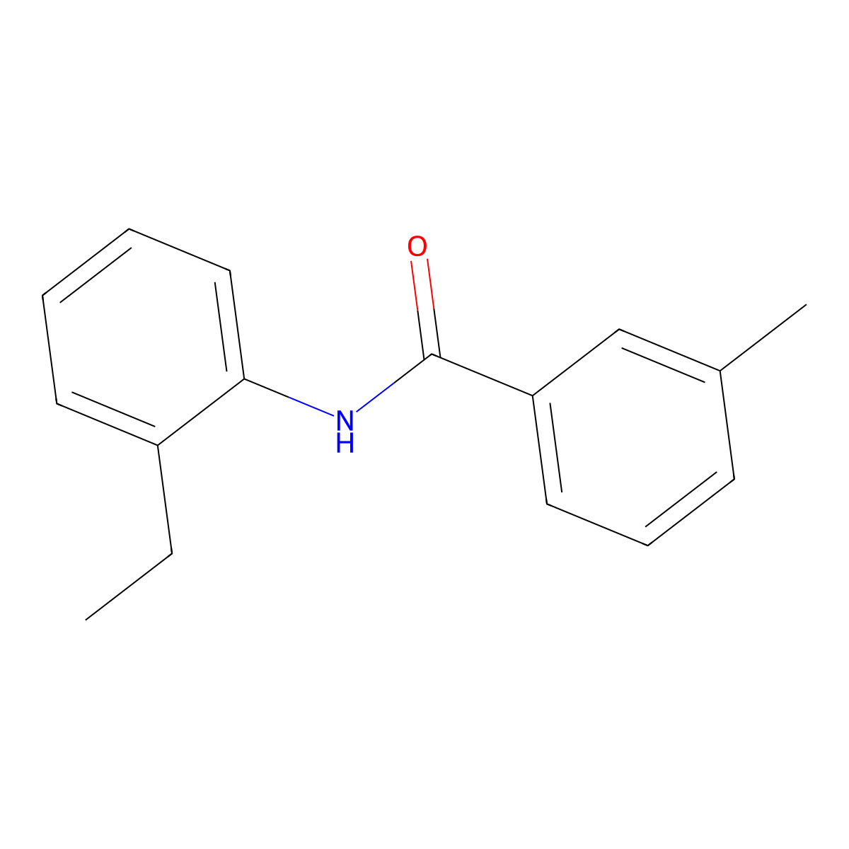 N-(2-ethylphenyl)-3-methylbenzamide molecular structure, CAS 303991-58-4